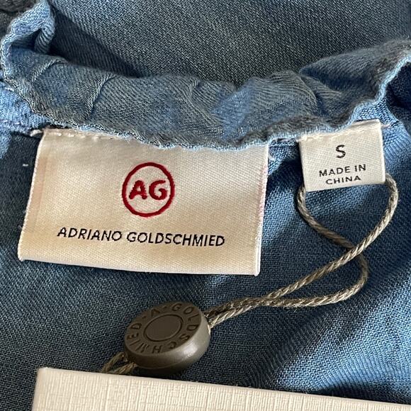 Adriano Goldschmied Hi Lo Blue Dixie Dress Size Small - Picture 7 of 11